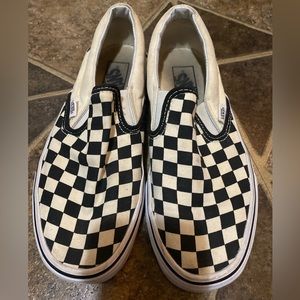 Black and White Checkered Vans